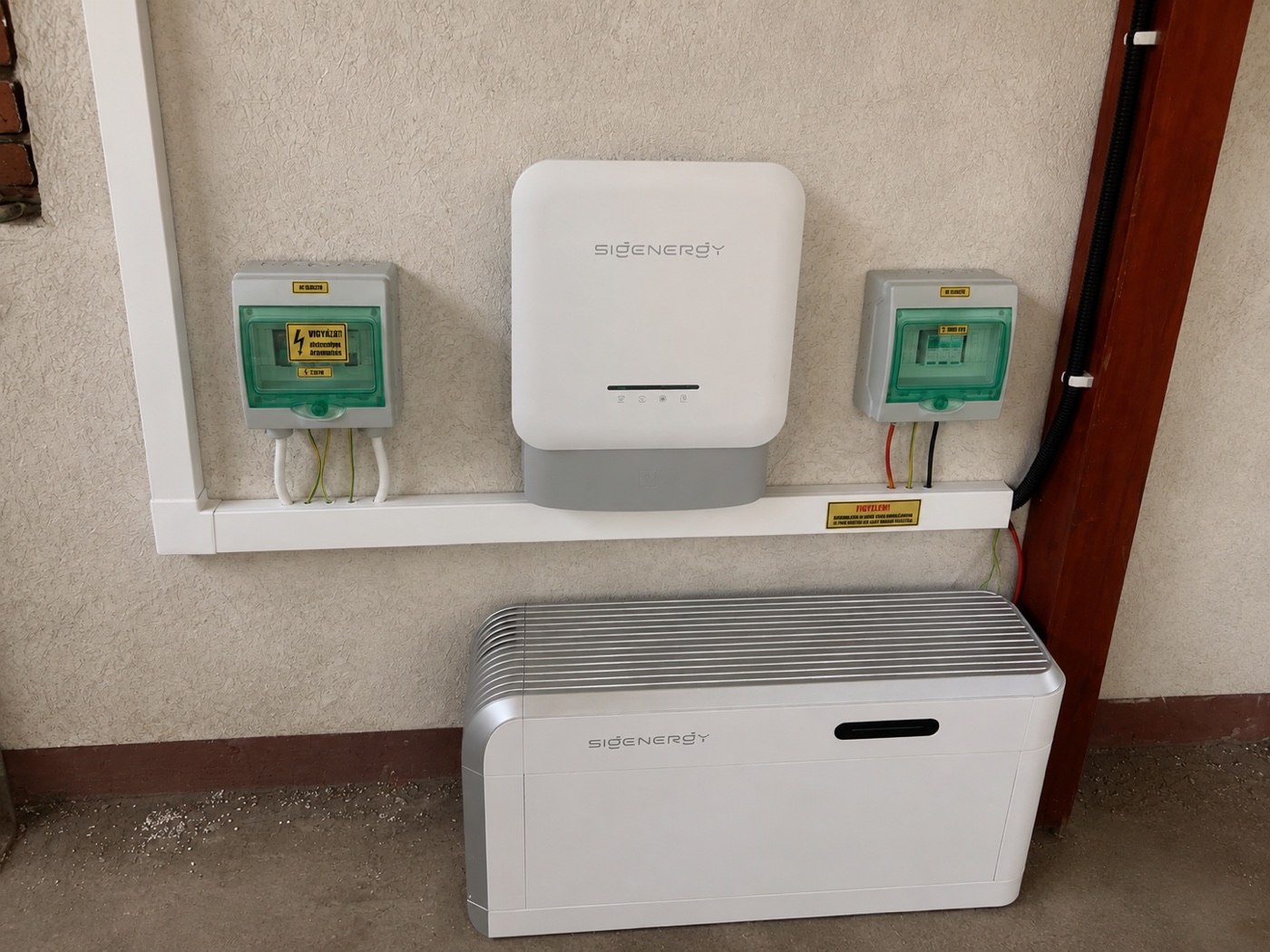 SolNet által telepített SigenEnergy inverter és akkumulátor